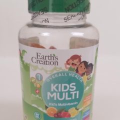 earths creation kids multivitamin 60 gummies